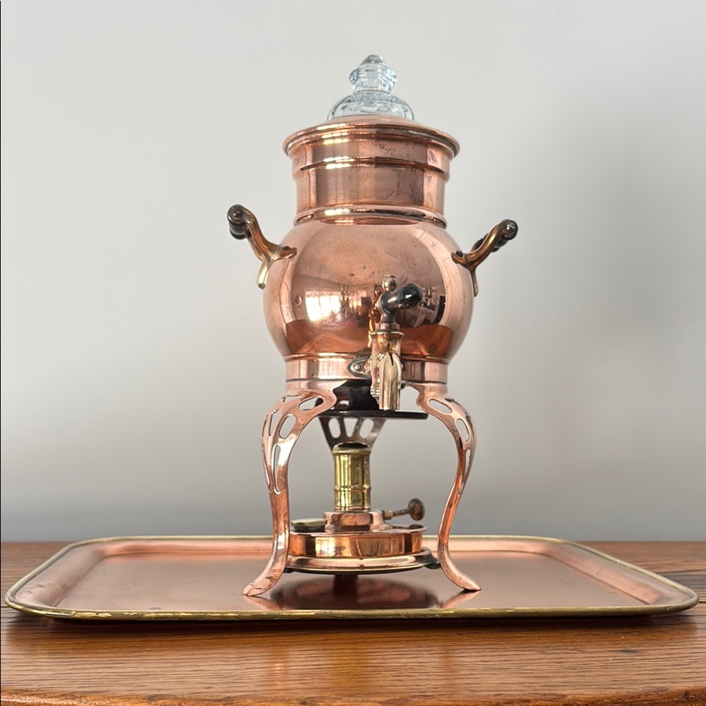 Vintage Samovar with see Tray